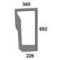 Front window lower - 47125738N