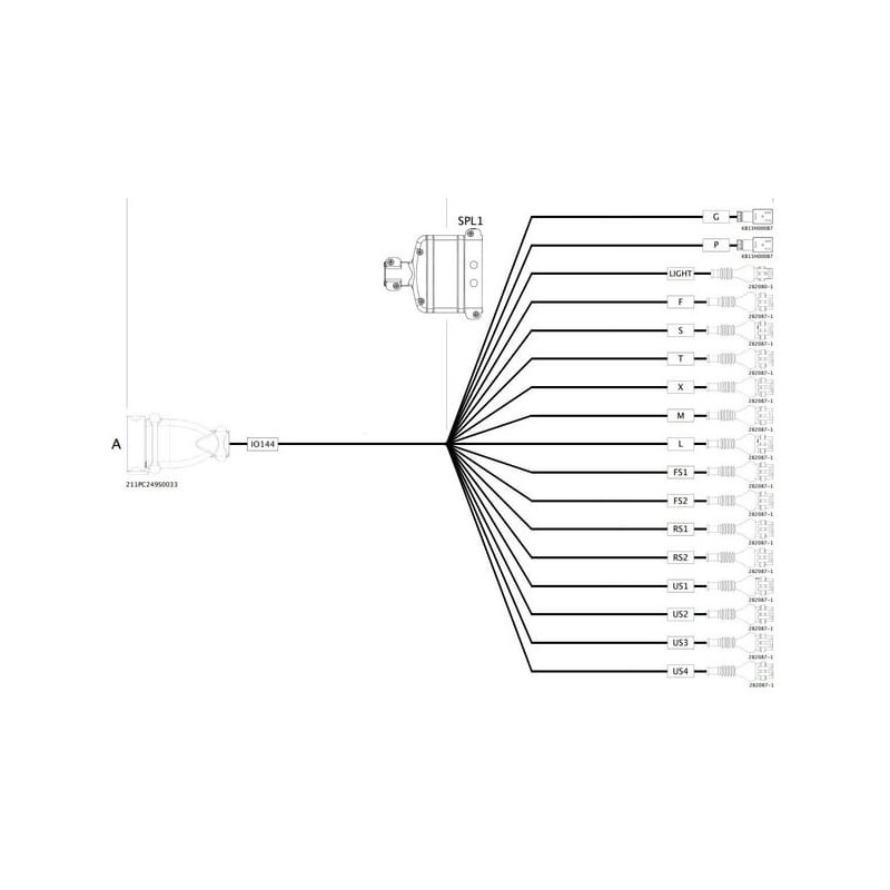 IBX multirow sensor cable - 4679008110