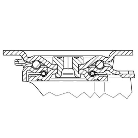 Lenkrolle mit Polyurethan-Lauffläche - 4680ITP125P63