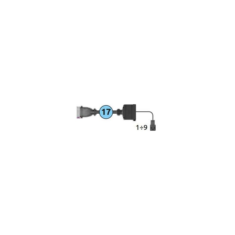 Connection cable for 7 hydraulic functions 3m - 4679000191B