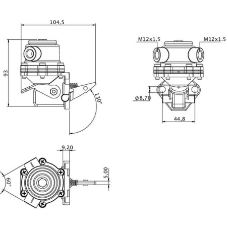 Kraftstoffpumpe NH - 4757882KR