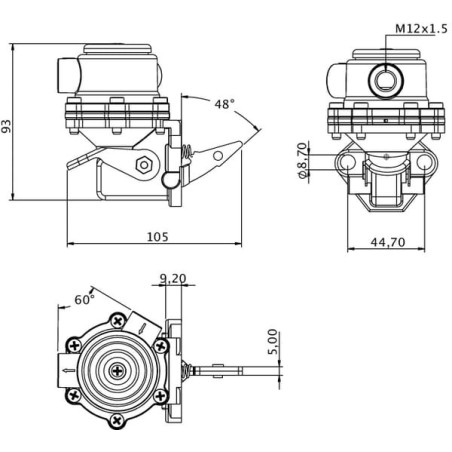 Kraftstoffpumpe NH - 4757883KR