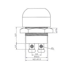 484125 Unbranded, Push button switches 