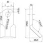 Flail blade - 483685 Flail blade - 483685