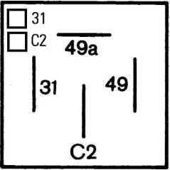 4DM003360021 Hella, Blinkerrelais 