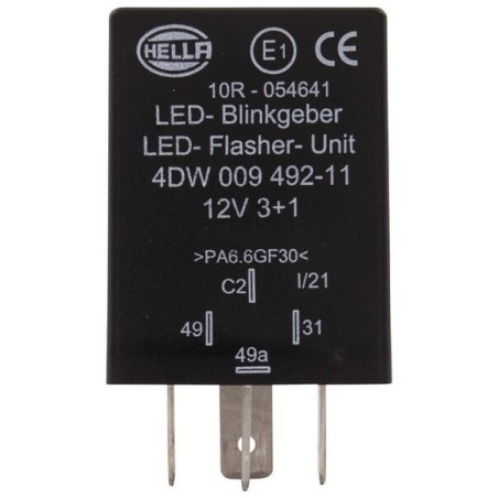 Blinkrelais LED 4-polig 12V - 4DW009492111