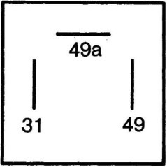 4AZ001879051 Hella, Blinkerrelais 
