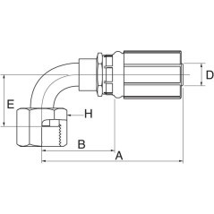 4G4FFORX90S Gates, SAE 