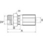 Insert DN6-M16x1.5-10L - 4G10MDL