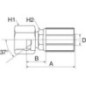 Insert DN6-9/16 JIC - 4G6FJX