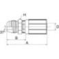 Insert DN6-9/16 JIC - 4G6MJ