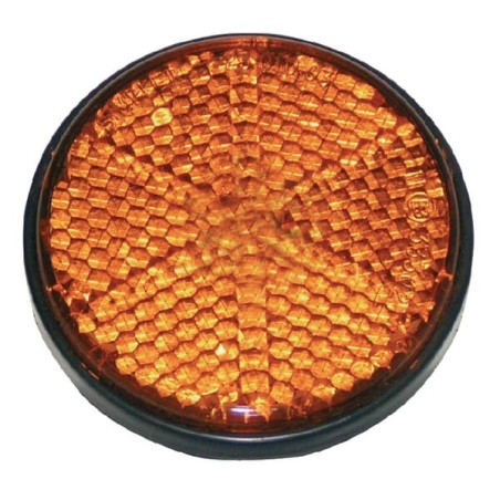Reflector Amber60mm adhesive - 488880