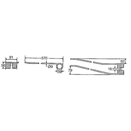 Rotary tine Fella - 491774KR