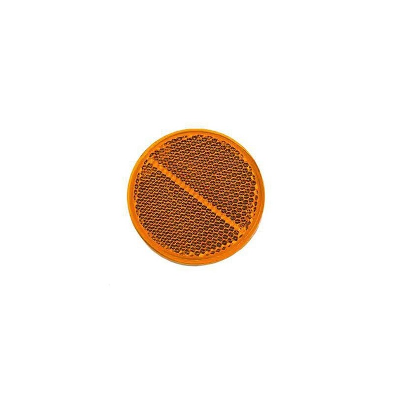 Reflector round amber - 49401 Reflector round amber - 49401