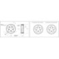 Thread cutting set, 8 pieces - 49525VOL Thread cutting set, 8 pieces - 49525VOL