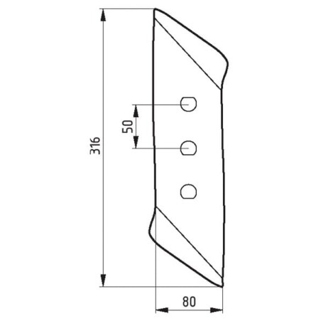 Point reversible right - 5074173332