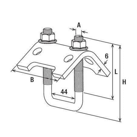 Trägerklemme TKR 82 20x - 504366