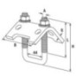Beam clamp TKR 82 20x - 504366