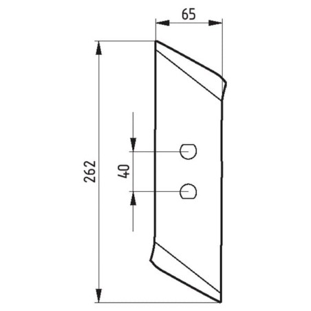 Point reversible RH unpainted - 5040053090