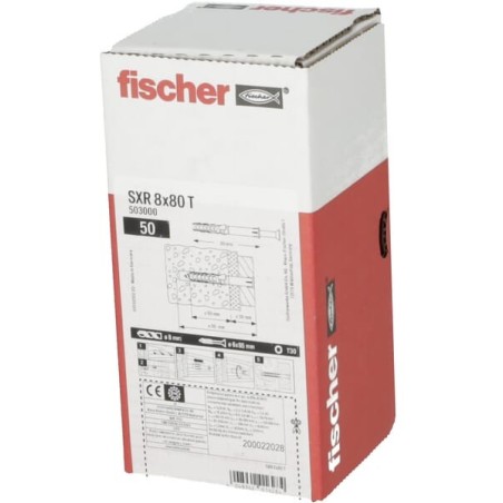 Frame fixing SXR 8x80 50pcs - 503000