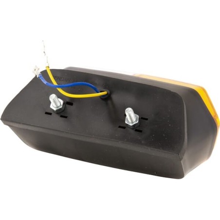 Front position light rectangular, white/amber, bolt on - 5118464N