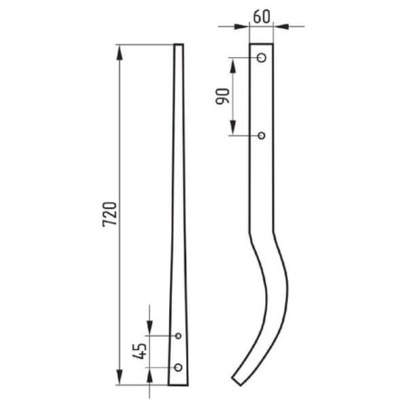 Schwergrubberstiel L-720 mm - 514010772