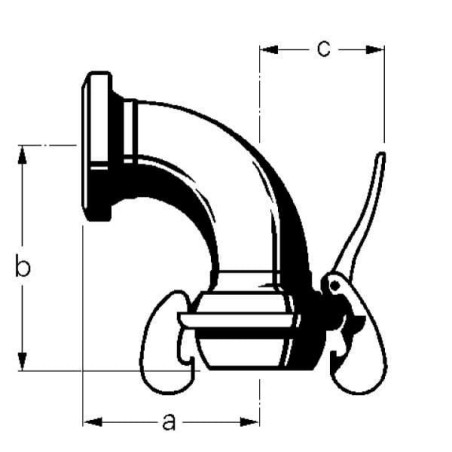 Kolano 90 stopni KKV/KKM 5 cali Bauer - 5142490