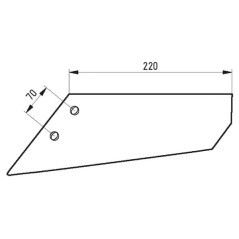 Wing share right offset 11mm - 51403374420