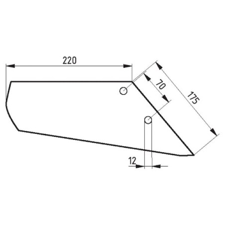 Flügelschar rechts 10mm - 51403374416