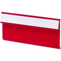 Price rail 12mm 100 x 39 red - 51600004