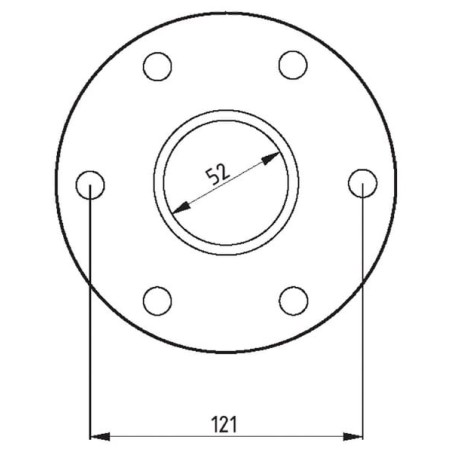 Levelling disc hub - 52501861020010