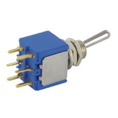 Switch mini on-on 2-pole print - 5246CDB