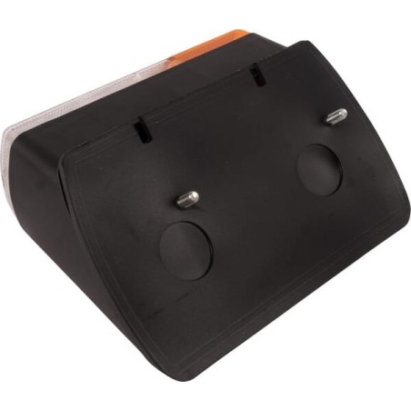 Direction and position light LH, front, rectangular, white/amber, bolt on, 200x85x85mm - 5172682N