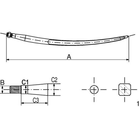 Greiferzinken 770 mm - 519377022