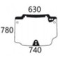 Rear window upper - 5196371N Rear window upper - 5196371N