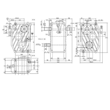 Gearbox C3A, 11 / 1,81 - 5367014118