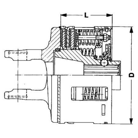 Friction clutch K96/4/W2500 - 5614151210