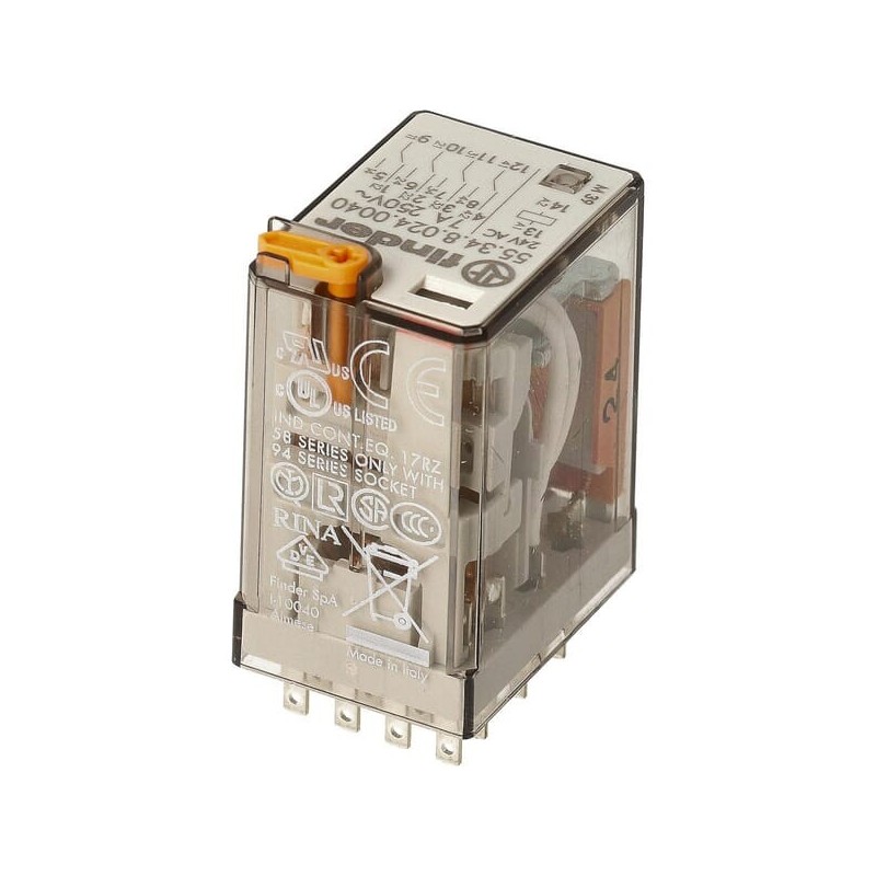 Relay 4W 7A 24V AC - 553480240040