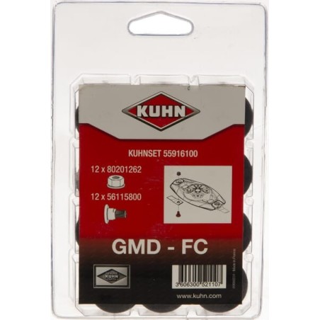 Kuhn blade and bolt set - 55916100