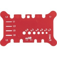 Measuring tool with chain and rail - 556418