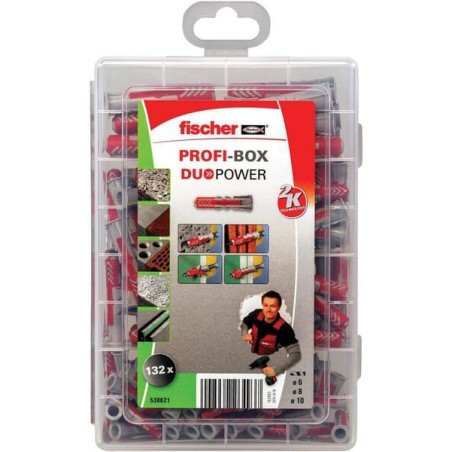 Profi-Box Duopower plug assortment 132pcs - 538621