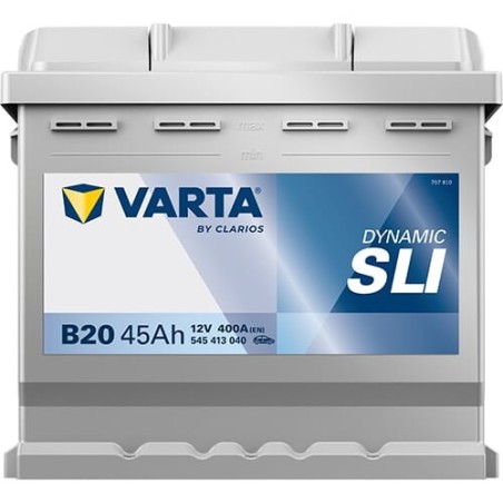 Batterie 12V 45Ah 400A B20 VARTA Dynamic SLI - 545413040