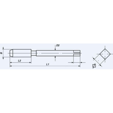 V-Coil Gewindebohrer M5 - 542002600