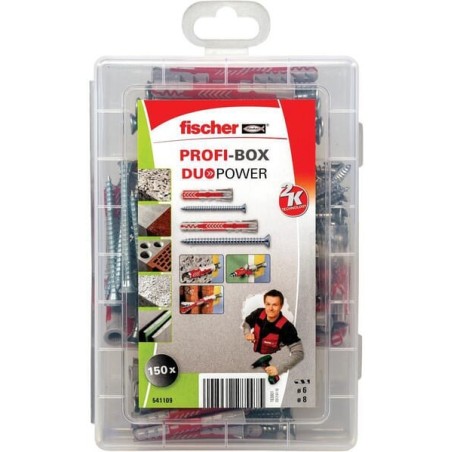 Profi-Box Duopower plug/screw assortment SL 150pcs - 541109