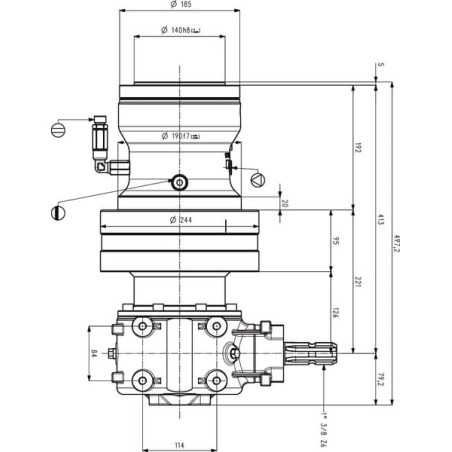 Planetengetriebe PGA502 - 57145000502