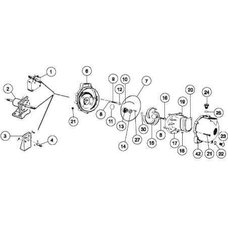 Complete EPDM gasket set - 58005