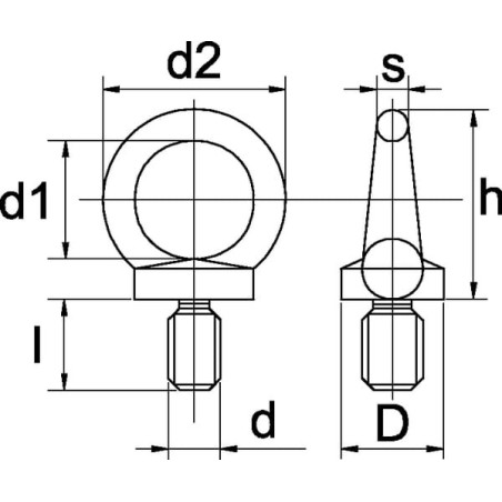 Ringschraube verz. M6 - 5806