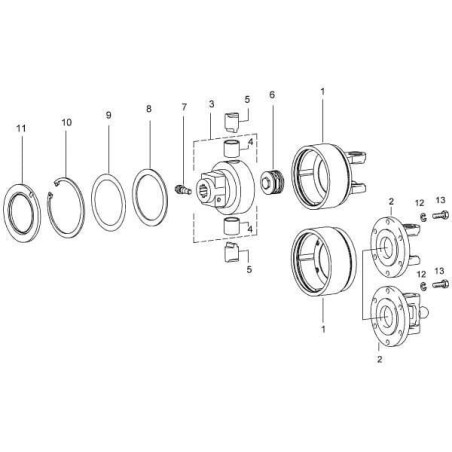 Gehäuse EK64/24L TK138 - 592211