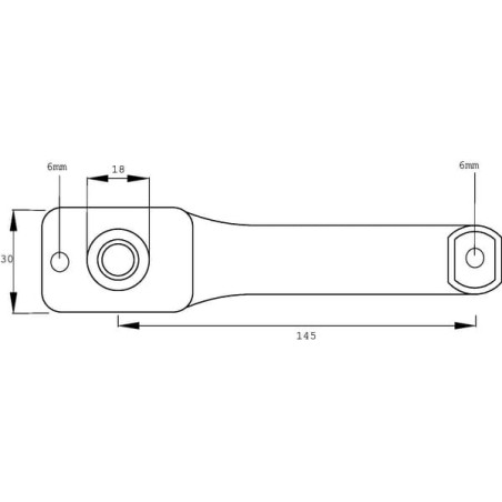 Handle left/right Zetor - 59117716