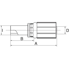 Insert DN8-10mmcrimp coupling - 5G10MSP